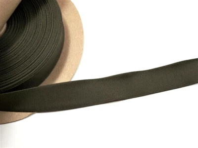 Cinta de grosgrain verde Schiff Naples 13/16" de ancho x 5 yardas, algodón rayón, B49 Foto 1 de 4