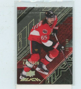 ERIK KARLSSON 2015-16 Upper Deck Black Base Card #D /349 Washington Senators