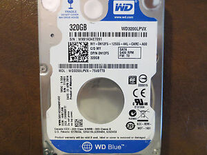  Western Digital WD3200LPVX-75V0TT0 DCM:HHKTJHK 320gb 2.5" Sata Hard drive