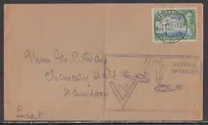 Bermuda - Dec 18, 1941 Local "Victory" Cover - Picture 1 of 1