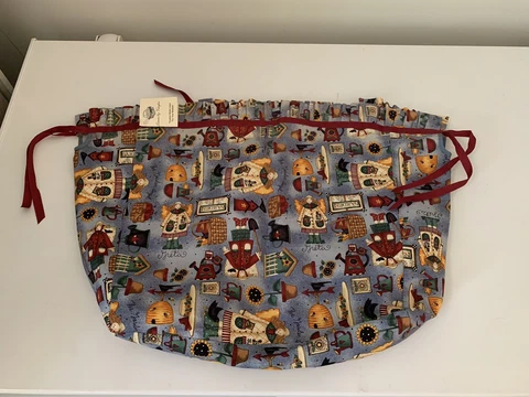 Fabric Basket Liner For Magazine Basket with Lid Cover