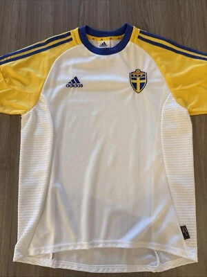 Sweden football National Team Jersey Away Shirt 2002-2003 Size Small - Image 1 of 4