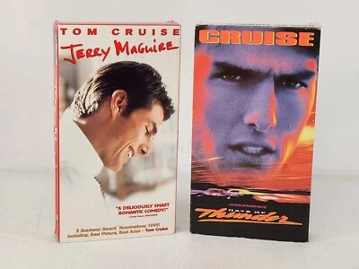Tom Cruise VHS Lot- Jerry Mcguire & Days Of Thunder - Image 1 of 4