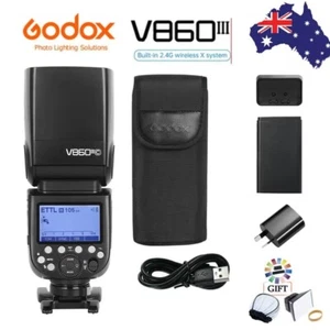 AU Godox V860III-C TTL HSS 2.4G buit-in battery Camera Flash Speedlite for Canon - Picture 1 of 12