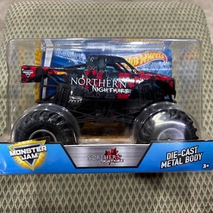 Hot Wheels Monster Jam NORTHERN NIGHTMARE 1:24 Scale Die-Cast Monster Truck 2018 - Picture 1 of 4