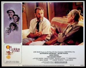 On Golden Pond 1981 Original Lobby Card 5 VF+ Drama Movie Jane & Henry Fonda - Picture 1 of 2