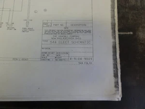 Gradall 544 Umschlagbagger Schaltpläne 4 Schaltpläne - Bild 1 von 4