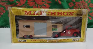 Matchbox King Size K-18 Articolato Horse Van Lesney in scatola raro 1/60 - Foto 1 di 4