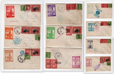 1929 National Air Races Lot of (10) Unique Cachet Souvenir Advertising Covers - Image 1 of 4