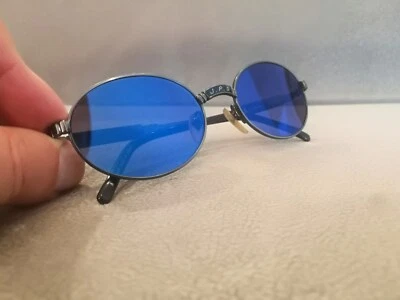 Jean Paul Gaultier JPG Vintage Sunglasses 58-5104 Color Gunmetal Blue Miror LNS - Image 1 of 4