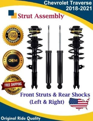 Puntales delanteros y amortiguadores traseros originales para Chevrolet Traverse 2018-2021 garantía de por vida Foto 1 de 4