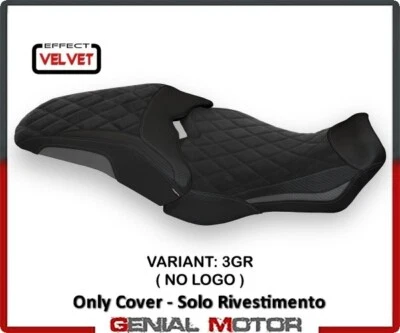 Olympia Velvet saddle cover grey (GR)T.I. HONDA CB 1000 R 2018 > 2021 - Image 1 of 2