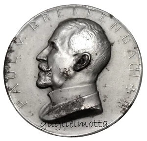 PAUL VON BREITENBACH 1914 FERROVIE PRUSSIA MEDAGLIA IN SCATOLA - Foto 1 di 4
