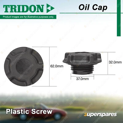 Tridon Oil Cap for Hyundai Getz Grandeur i30 iLoad ix35 Santa Fe Sonata Tiburon - image 1 of 4
