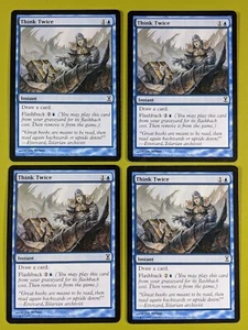 Think Twice x4 Time Spiral 4x Playset Magic the Gathering MTG - Picture 1 of 1