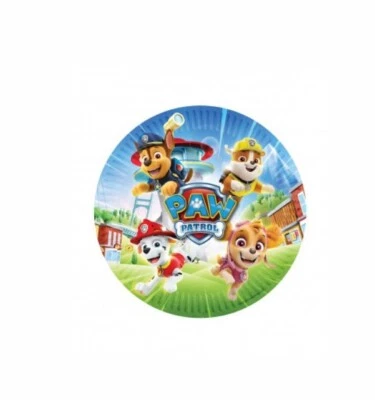 PIATTI  addobbi per feste di compleanno BAMBINO  Paw Patrol   NEW - Immagine 1 di 4