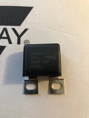 VISHAY New Metallized Polypropylene Snubber Capacitor MKP 386M 120NF 5% 2500V