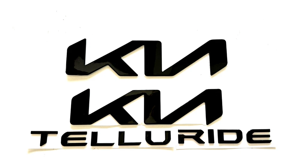 3 PIEZAS Brillo Blackout Delantero y Trasero KIA Telluride Fit 2022-2025 KIA Telluride Foto 1 de 2