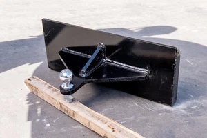 Trailer Receiver Hitch Attachment Plate Fits Toro Dingo Mini Skid Steer Loader - Picture 1 of 13