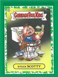 2022 Topps Garbage Pail Kids Book Worms Booger Green Stuck Scotty #44a - Picture 1 of 2