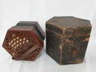 Lachenal & Co Antique Concertina 28 Button No 113137 in Wooden Box