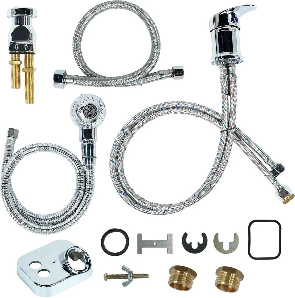 Kit de tazón de champú de salón grifo aspirador spa salón de belleza champú tazón fregadero Foto 1 de 4