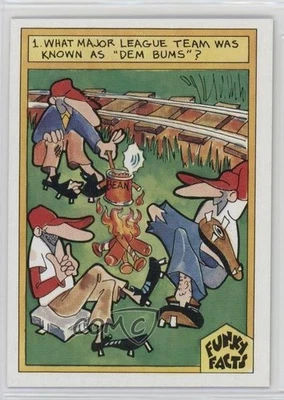 1976 Funky Facts Weird World of Baseball Team Nicknames Match Up #9 - Image 1 of 2