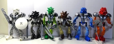 Lego Bionicles from 2002 Set of Six - Image 1 of 4