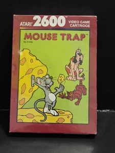 Atari 2600 Mouse Trap CIB by Exidy 1981 Boxed Game - Outwit the Cats! 🧀 - Picture 1 of 16