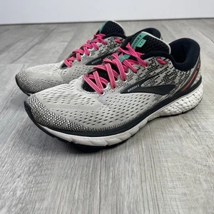 Brooks Ghost 11 Negro Blanco Rosa Zapatos Atléticos para Correr Tenis para Mujer 11 S - Imagen 1 de 10