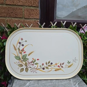Vintage St Michael Marks And Spencer Harvest Melamine Serving Tray 17½x 11½" - Picture 1 of 7