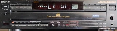 Sony CDP-C725 5-disc CD changer DSP Processor W/ Remote Control. VGC! - Image 1 of 4