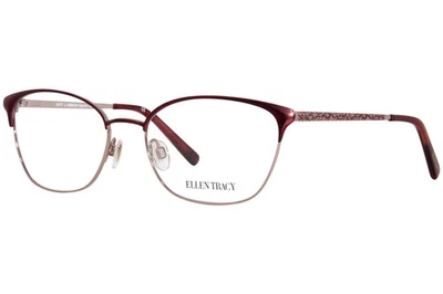 Anteojos Ellen Tracy Dartry para mujer vino borde completo ojo de gato 54 mm Foto 1 de 4