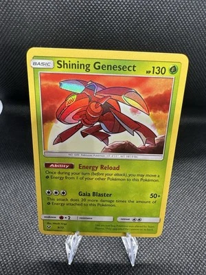 Pokémon TCG Shining Genesect Shining Legends 9/73 Holo Shiny Holo Rare - Image 1 of 3