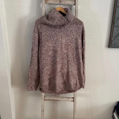 Suéter Leo & Nicole Rosa Jaspeado Capucha Cuello 1X Foto 1 de 4