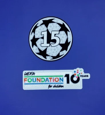 25/26 UEFA Champions League Football Soccer Iron-On Patch Set Real Madrid #15  - Image 1 of 4