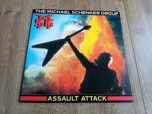 THE MICHAEL SCHENKER GROUP - ASSAULT ATTACK LP 1982 INSERT JAPAN EX+ - Foto 1 di 7