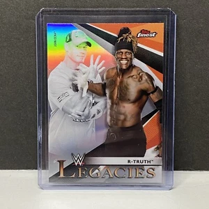 R TRUTH/JOHN CENA LEGACIES REFRACTOR 2021 WWE TOPPS FINEST CARD L-11 - Picture 1 of 2