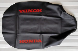 Housse de selle noire Honda NX 650 Dominator de 1988 à 1991 avec logo rouge - Imagen 1 de 3