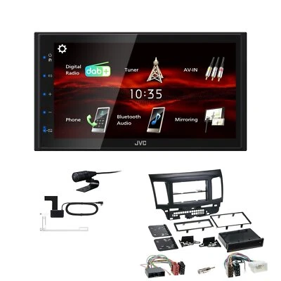 JVC KW-M180DBT 2DIN für Mitsubishi Lancer VIII und Sportsback OEM Radio - Bild 1 von 4