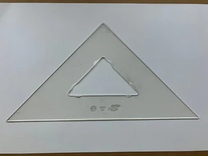 Keuffel & Esser Co. N.Y. Triangle Template No. 1852-10 Trade Mark 14.25"x10"x10" - Picture 1 of 4
