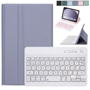 Bluetooth Tastaturhülle für Samsung Galaxy Tab А9 X110/X115 Tablet Abdeckung 8,7 Zoll - Bild 1 von 18