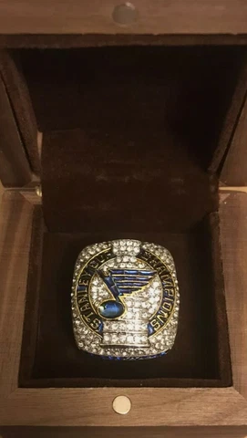 2019 JOSTENS ST. LOUIS BLUES SIZE 13 MENS CHAMPIONSHIP STANLEY CUP O’REILLY RING Cover