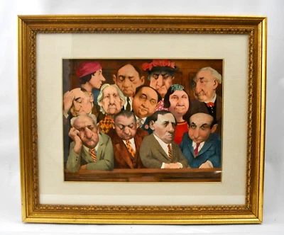 Charles Bragg "Jury Duty" Original painting 19" x 24" Signature on bottom right - Image 1 of 4