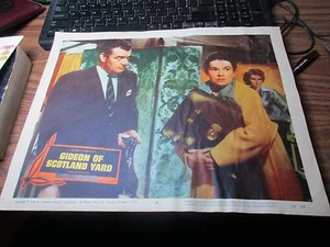 1958 Movie Poster - Gideon of Scotland Yard - 14 X 11-3/8 inches - Picture 1 of 2