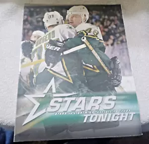 Tampa Bay Lightning vs. Dallas Stars Official Game Program 1/24/2003 - Picture 1 of 1
