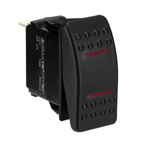 INTERRUPTOR PANELTRONICS SPDT NEGRO ENCENDIDO/APAGADO/ENCENDIDO ROCKER - Imagen 1 de 1