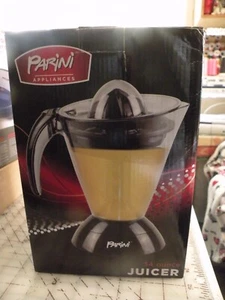 NEW IN BOX PARINI 34 0Z.  ELECTRIC JUICER AUTOMATIC DRIVE TWO CONE SIZES - Picture 1 of 4