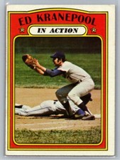 1972 Topps Vintage #182 Ed Kranepool New York Mets Baseball Card