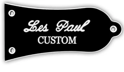 cache TRUSS ROD COVER EPIPHONE Les Paul,gibson,custom,standard,black ,SG screws